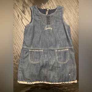 Burberry denim dress size 2